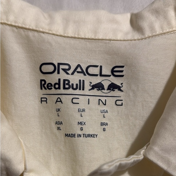 Oracle Men's Cream Polo Shirt - Picture 2 of 4